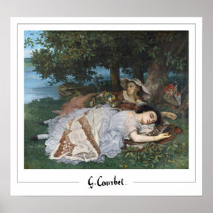 Póster Gustave Courbet Zedign Art Poster #93