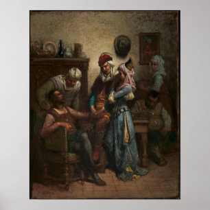 Póster Gustave Doré Don Quijote y Sancho Panza