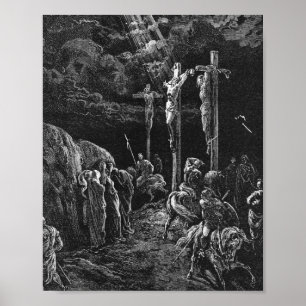 Póster Gustave Dore La Crucifixión De La Biblia Grande