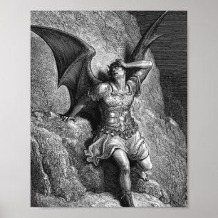 Póster Gustave Dore Paradise Lost