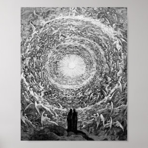 Póster Gustave Dore - ( The White Rose ) Visión Empyrean