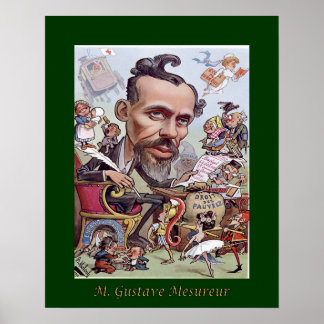 Póster Gustave Mesureur ~ Escuela de Enfermería Fundada ~
