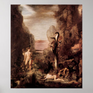 Póster Gustave Moreau - Hércules y la Hydra