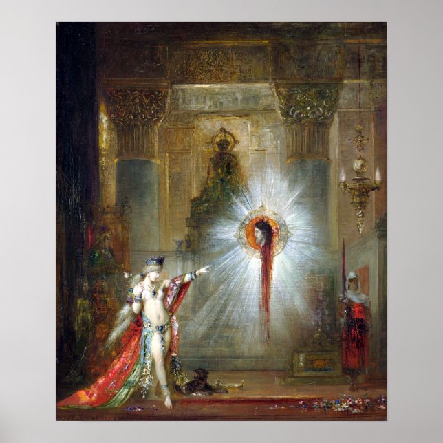Póster Gustave Moreau La Aparición (Frente)