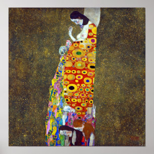 Póster Gustavo Klimt Hope II