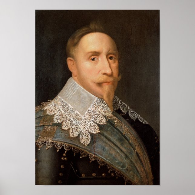Póster Gustavus Adolphus de Suecia (Frente)