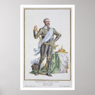 Póster Gustavus IV Adolphus (1778-1837) Rey de Suecia