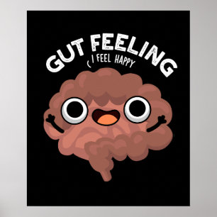 Póster Gut Sintiéndose Graciosa Anatomía Intestine Pun Da