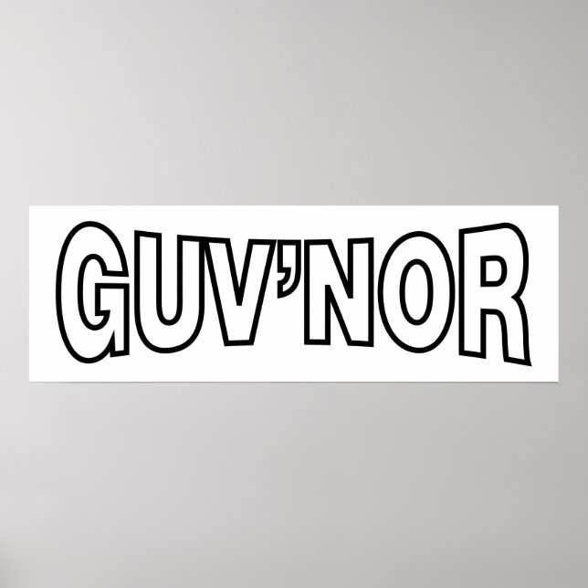 PÓSTER GUV'NOR (Frente)
