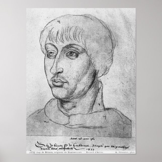 Póster Guy de Brimeu, Señor de Humbercourt (Frente)