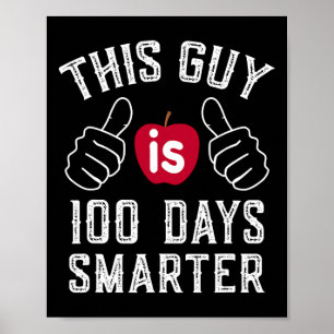 Póster Guy Está 100 Días En La Escuela Más Inteligente