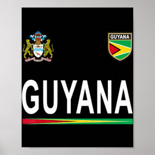 Póster Guyana Cheer Jersey 2017 Football Guyana