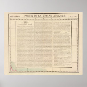 Póster Guyana, las Antillas