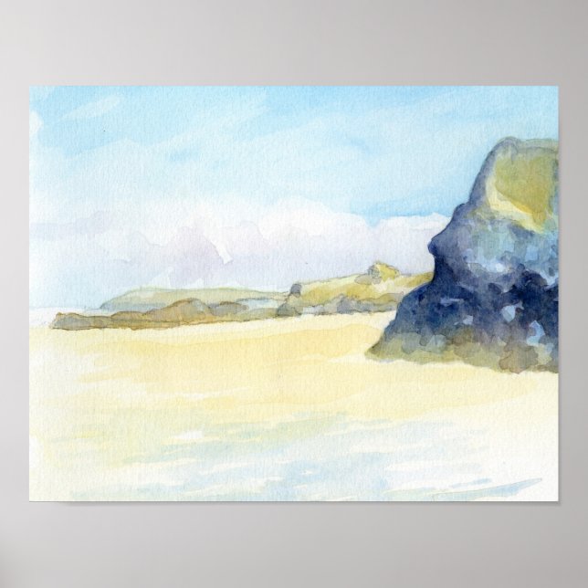 Póster Gwithian beach (Frente)