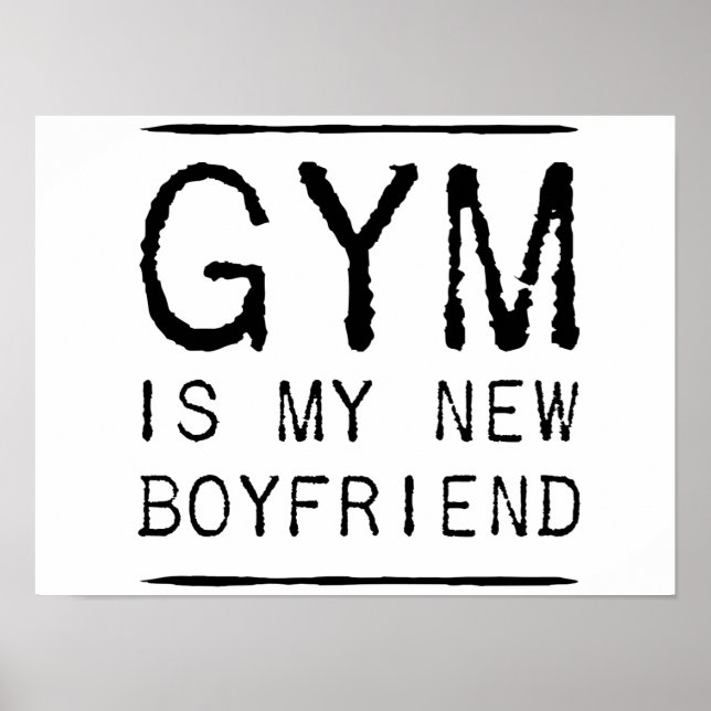 Póster Gym Es Mi Nuevo Novio (Frente)