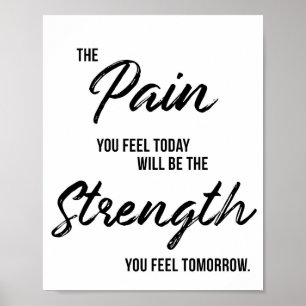 Póster Gym, Exercise, Workout Motivational Wall Art