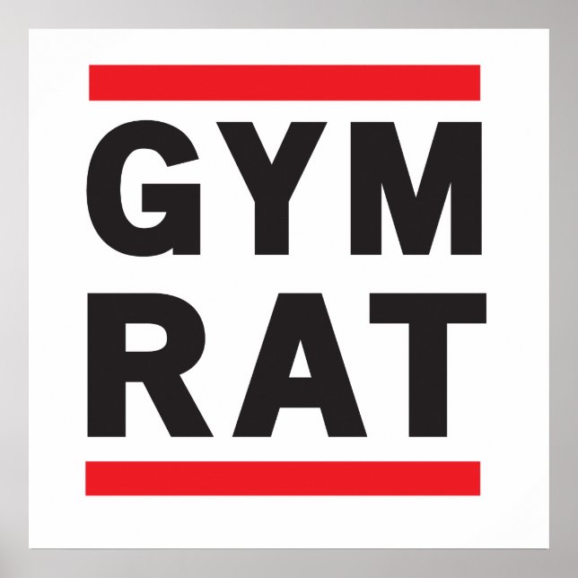 Póster Gym Rat (Frente)