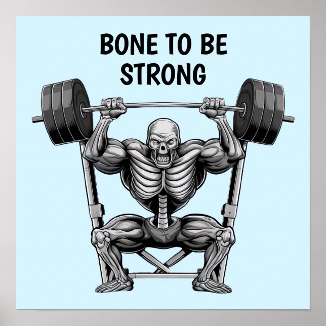 Póster Gym Skeleton (Frente)