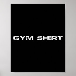 Póster Gym Tee Bodybuilding Halterofilia Lover