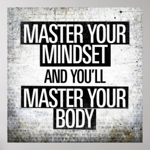 Póster Gym Workout Motivational