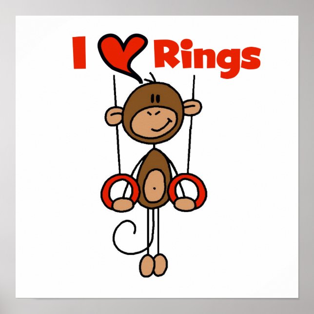 Póster Gymnast Amas Rings (Frente)