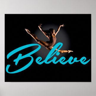 Póster Gymnast Believe Poster