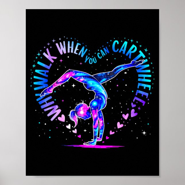 Póster Gymnast Just A Girl Who Loves Gymnastics For Women (Frente)