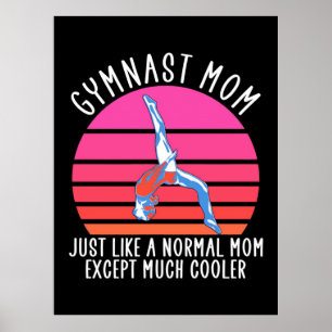 Póster Gymnast Mom