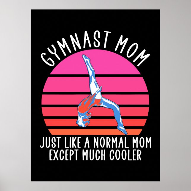 Póster Gymnast Mom (Frente)