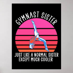 Póster Gymnast Sister