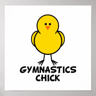 Póster Gymnastics Chick