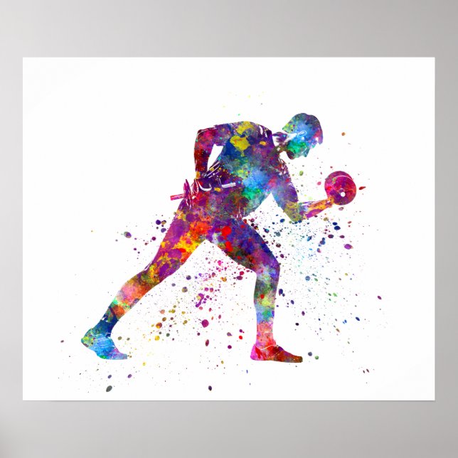 Póster gymnastics exercise (Frente)