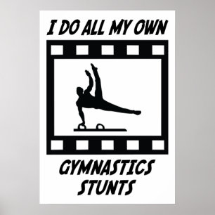 Póster Gymnastics Stunts