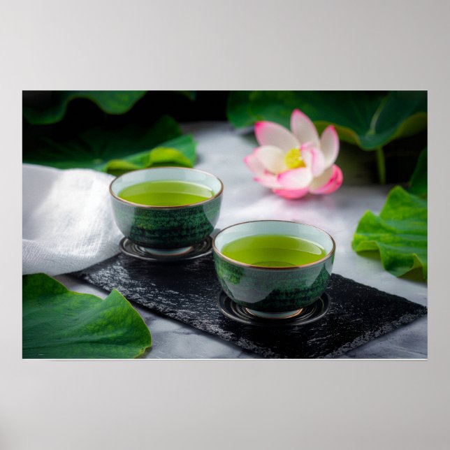 Póster Gyokuro - Green Tea - ZEN BUDDHISM (Frente)