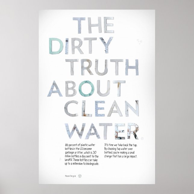 Póster h2o expuesto (Frente)