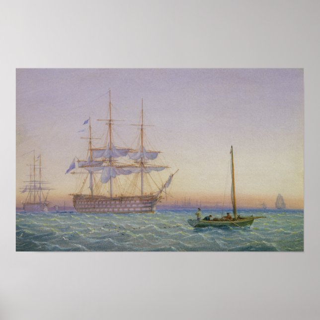 Póster H.M. Frigates en Anchor (Frente)