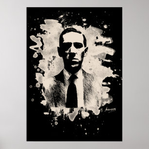 Póster H. p. Lovecraft tributo