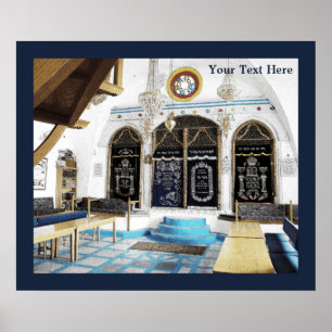 Póster Ha-Ari Sepahrdi Shul - Tzfat