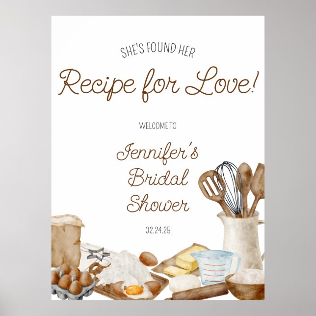 Póster ¡Ha encontrado su receta para el amor! Bridal Show (Frente)