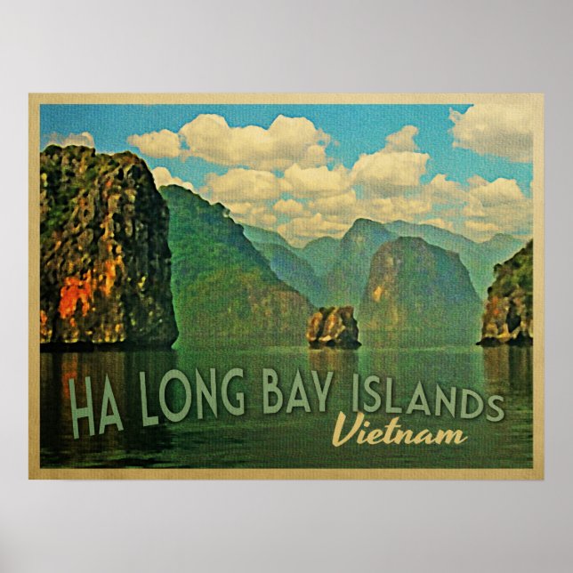 Póster Ha Long Bay Islands Vietnam (Frente)