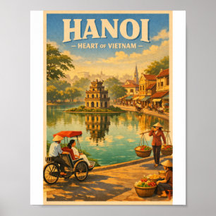 Póster ha noi viet nam viaje 2026