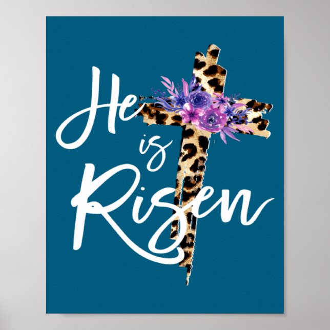 Póster ¿Ha Resucitado Día de Pascua Jesús (Frente)