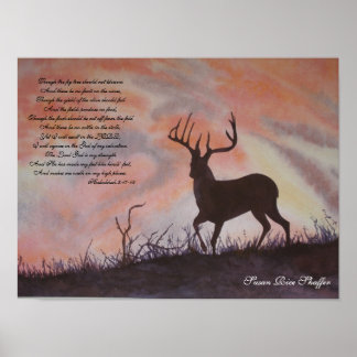 Póster Habakkuk 3:17-19, Poster