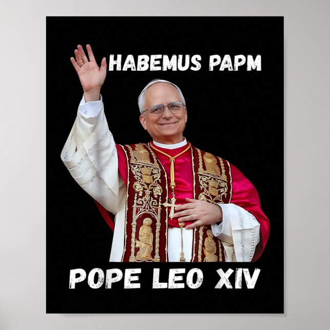 Póster Habemus Papam Papa Leo Xiv _9 (Frente)