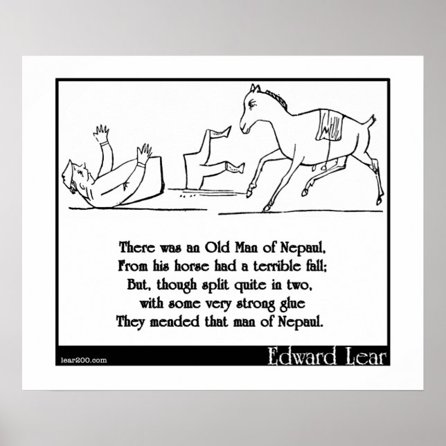 Póster Había un anciano de Nepal (Frente)