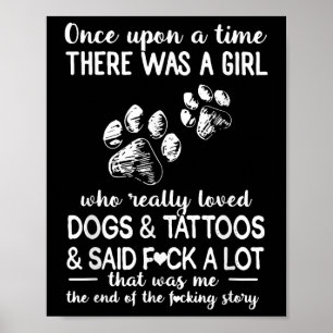 Póster Había Un Chica Que Realmente Amaba A Los Perros Y