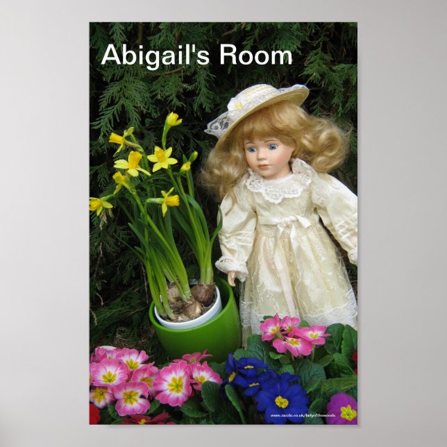 Póster habitación de abigail (Frente)