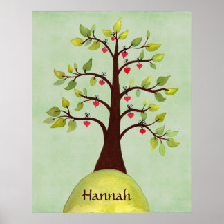 Póster Habitación de cama Naturaleza Poster de Pared de N