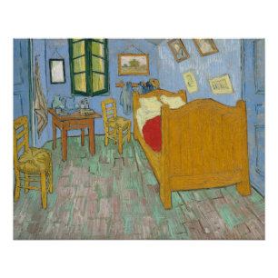 Póster Habitación de Van Gogh en Arlés - Clásico Amarillo