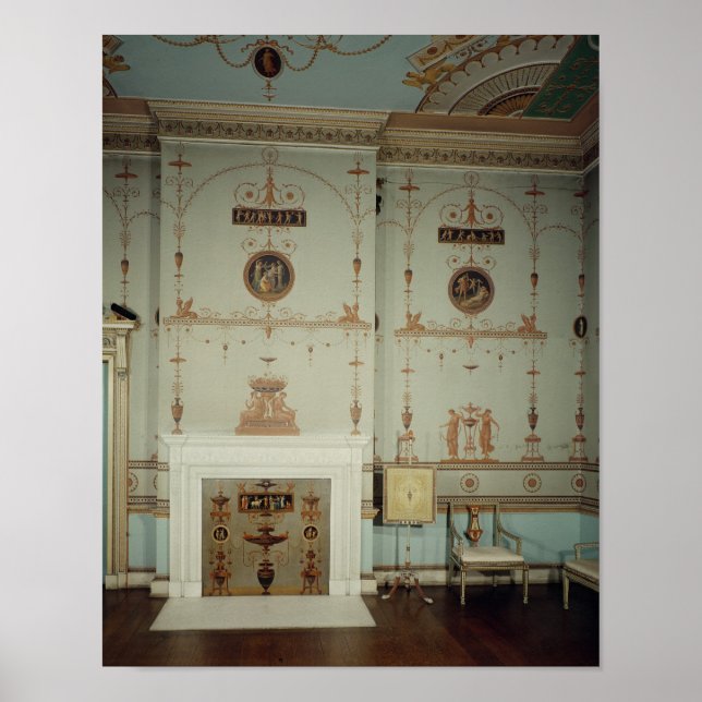 Póster Habitación etrusca, Osterley Park, Middlesex (Frente)